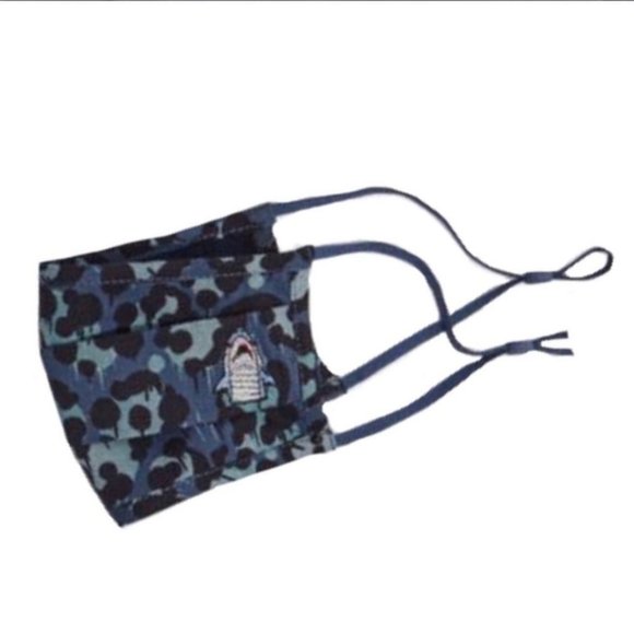 COPY - NWT Coach Mask Blue Shark Wild Beast Print - Picture 4 of 5